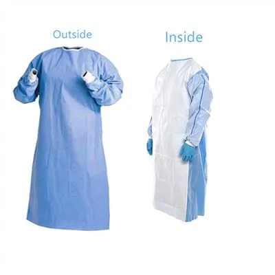 Sterile SMMS Disposable Reinforced Surgical Gown